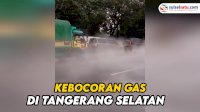 VIDEO: Kebocoran Gas Oksigen di Tangerang Selatan