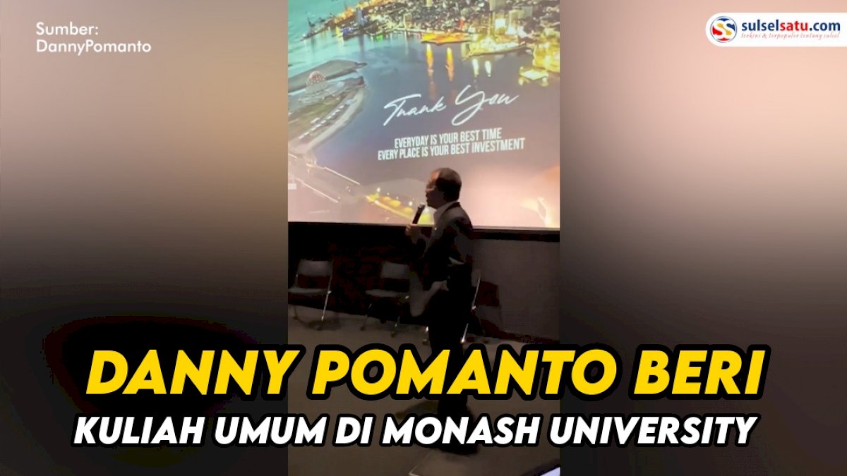 VIDEO: Wali Kota Makassar Beri Kuliah Umum di Monash University 