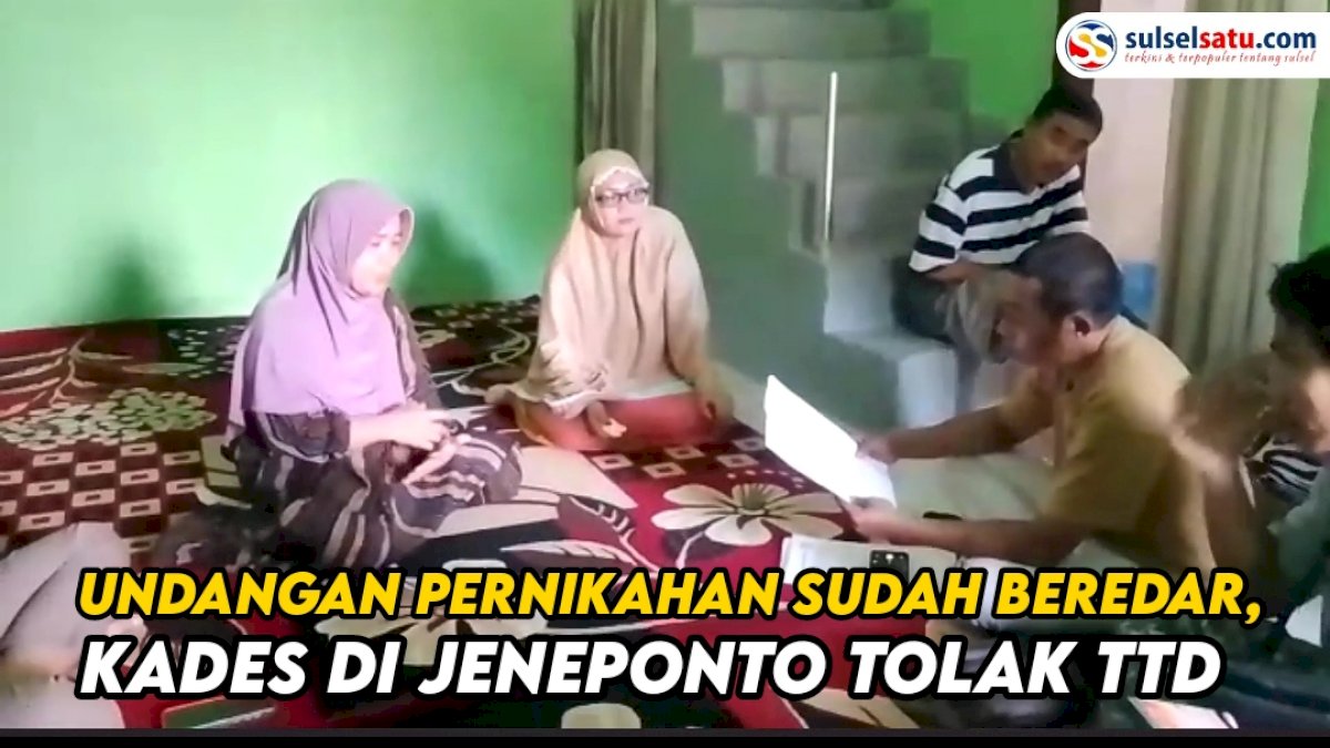 VIDEO: Undangan Pernikahan Sudah Beredar, Kades Baltar Hingga Kini Belum Tanda Tangan