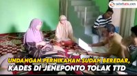 VIDEO: Undangan Pernikahan Sudah Beredar, Kades Baltar Hingga Kini Belum Tanda Tangan