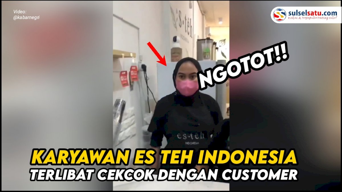 VIDEO: Karyawan Es Teh Indonesia Terlibat Cekcok dengan Customer