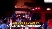 VIDEO : Satu Unit Rumah di Jalan Karya Jeneponto Terbakar