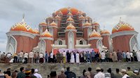 Masjid Kubah 99 Asmaul Husna Kebanjiran Jemaah Salat Iduladha