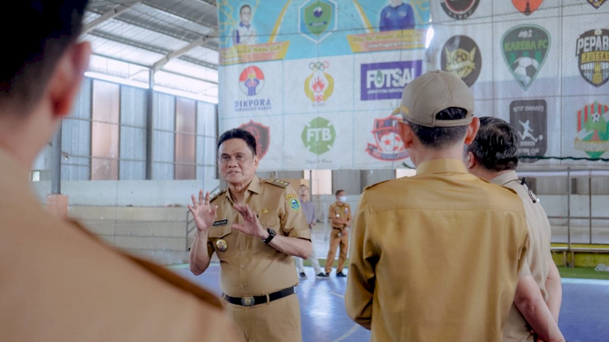 Suardi Saleh Bakal Renovasi GOR Peninggalan Syahrul Yasin Limpo di Barru