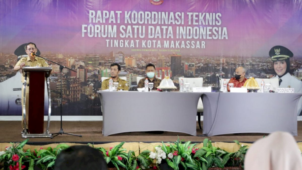 Sinkronisasi Data SKPD, Bappeda Gelar Rapat Teknis Forum Satu Data Indonesia Tingkat Kota Makassar