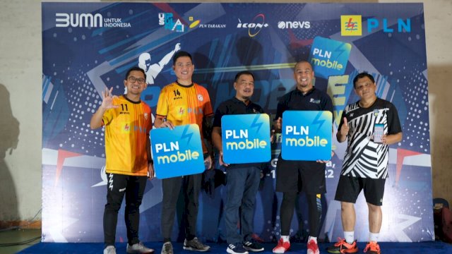 PLN UP3 Makassar menggelrar kompetisi futsal antar instansi di Makassar dalam rangka mengkampanyekan aplikasi PLN Mobile (dokumen: ist)