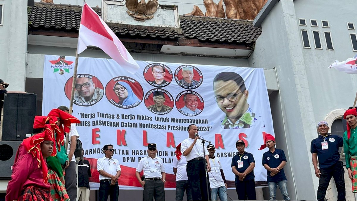 Jarnas Sultan Hasanuddin Deklarasi Anies Baswedan Capres 2024