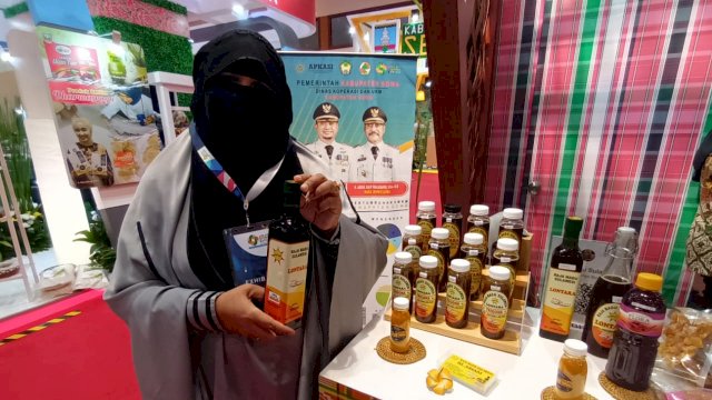 Produk UMKM Kabupaten Gowa, Raja Madu Sulawesi yang ikut di pameran APKASI Otonomi Expo di Jakarta (dokumen: Pemkab Gowa)