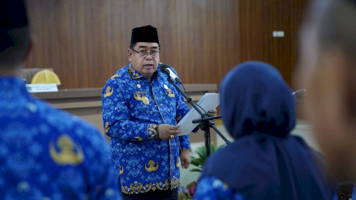 Sekprov Sulsel Abdul Hayat Lantik Pengurus Korpri Kabupaten Maros