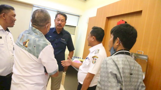Camat Tallo, Alamsyah Sahabuddin terima kunjungan rombongan Komisaris Utama Pelindo di Makassar (dokumen: ist)