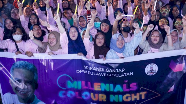 Millenials Colour Night di Lapangan Pemuda Bulukumba (dokumen: ist)