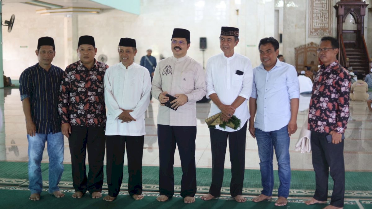 Muhammad Aras Tinjau Pembangunan Sanitasi di Ponpes DDI Hasanuddin Maros