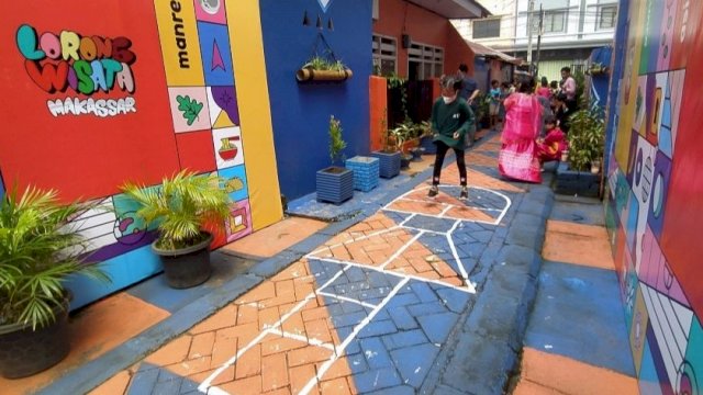 Lorong WIsata Pemkot Makassar (dokumen: int).
