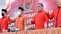 Andi Sudirman dan Hasto Kristiyanto Hadiri Rapim PDIP Sulsel