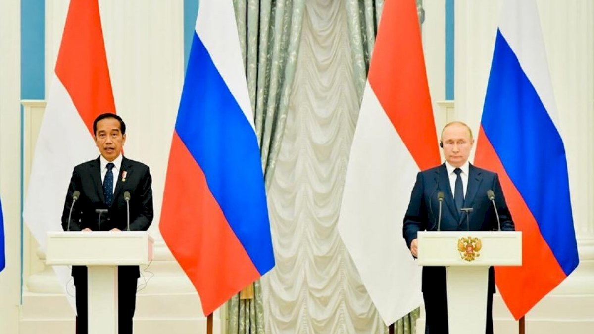 Bertemu Putin, Presiden Jokowi: Indonesia Siap Menjembatani Komunikasi Rusia-Ukraina