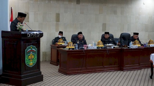 DPRD Luwu Timur Gelar Paripurna pada Rabu (29/06/2022). Ist