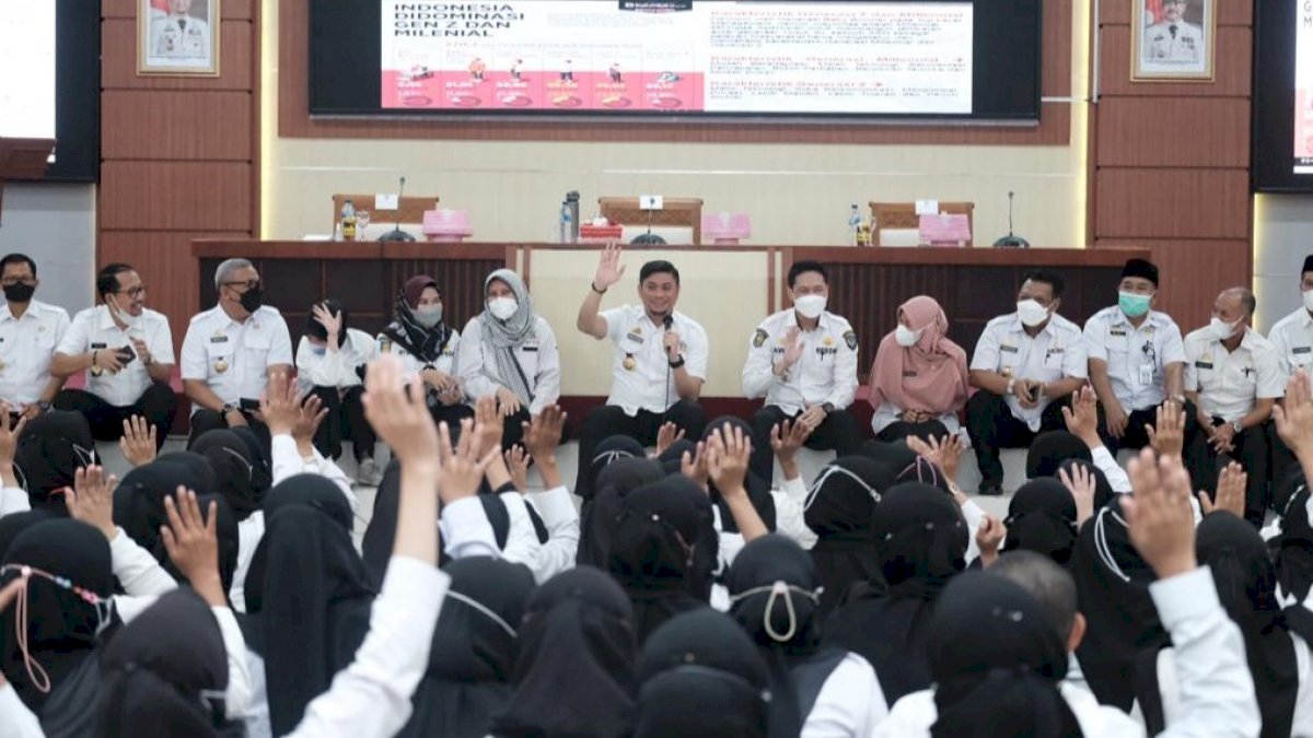 Dihadapan 108 CPNS Kabupaten Gowa, Bupati Adnan Titip Tiga Tugas Pokok ASN