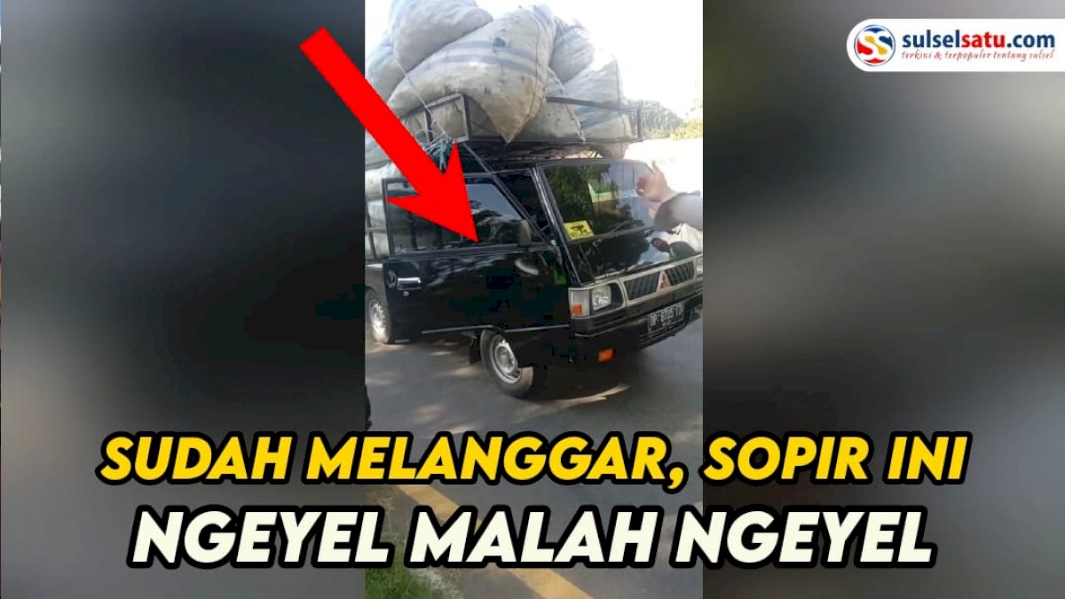 VIDEO: Sudah Melanggar, Sopir Ini Ngeyel dan Rekam Polisi saat Ditilang