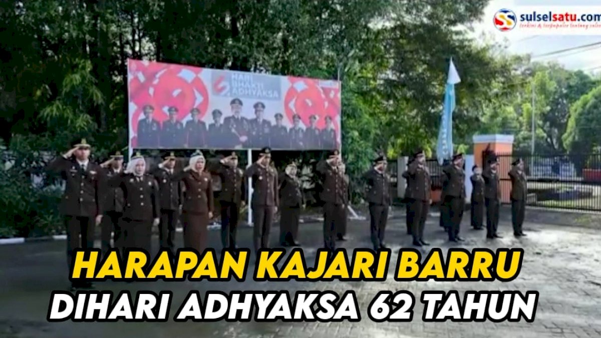 VIDEO : Kajari Barru Ucap Harapan Dihari Adhyaksa 62 Tahun