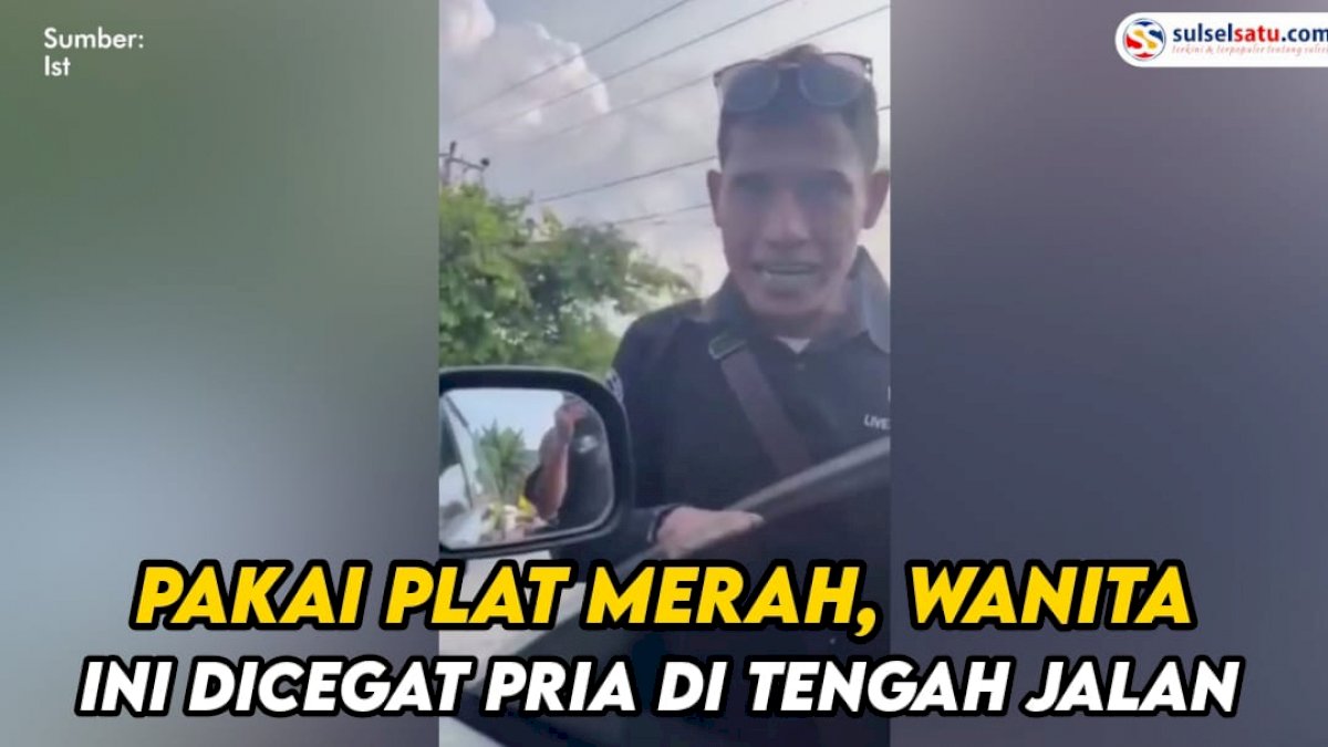 VIDEO: Pakai Mobil Dinas di Hari Libur, Wanita Ini Diberhentikan oleh Pria di Jalan