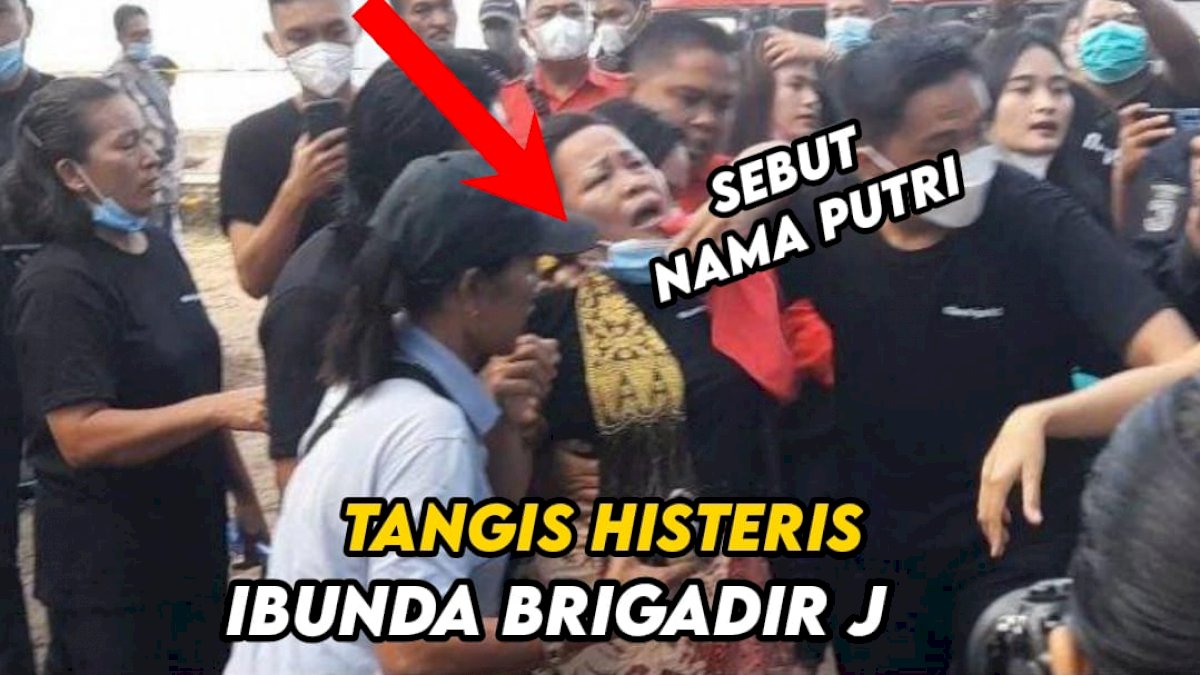 VIDEO: Tangis Histeris Ibu Brigadir J saat Jenazah Hendak Diautopsi Ulang
