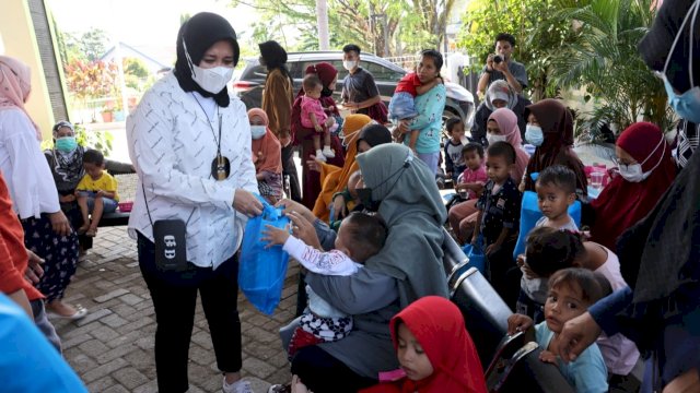 Wawali Kota Makassar, Fatmawati Rusdi lakukan grebek stunting di Puskesmas Kapasa Makassar (dokumen: ist).