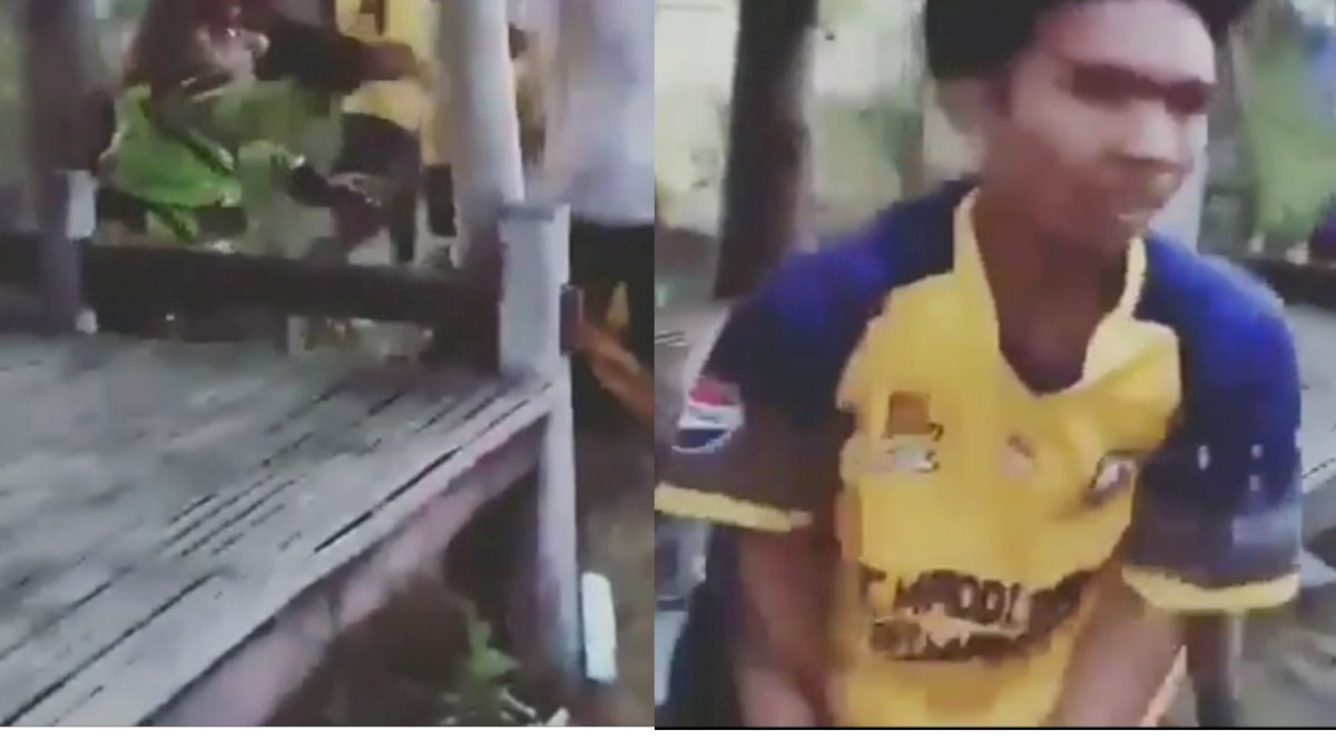 Viral Pasutri Dikeroyok Sekolompok Pemuda Berpakaian Sepak Bola di Jeneponto