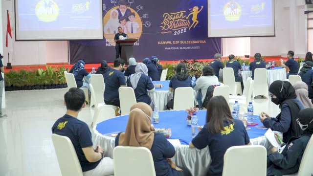 Pajak Bertutur 2022 yang dilaksanakan oleh Kanwil DJP Sulselbartra (dokumen: DJP Sulselbartra)