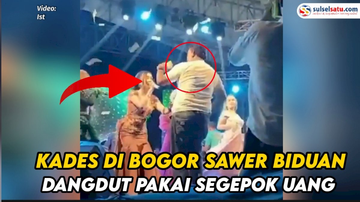 VIDEO: Oknum Kades di Bogor Joget dan Sawer Biduan Dangdut dengan Segepok Uang