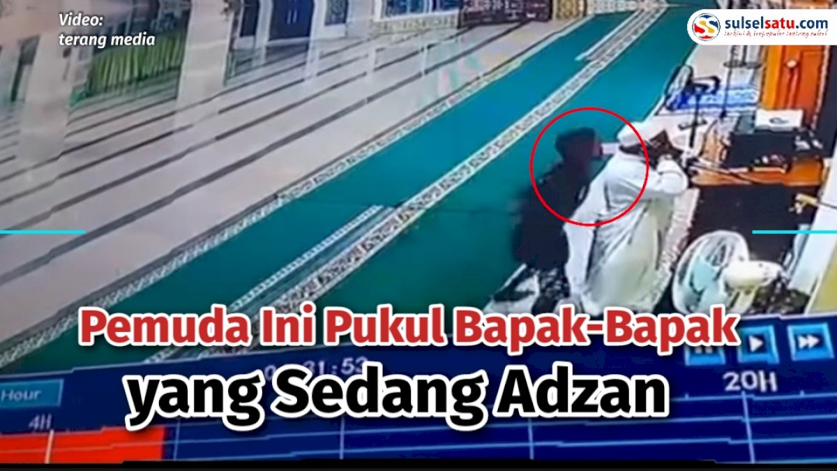 VIDEO: Heboh, Seorang Pemuda di Papua Barat Pukul Bapak-Bapak yang Sedang Adzan di Masjid
