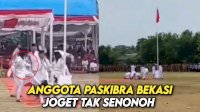 VIDEO: Viral, Anggota Paskibra Bekasi Joget Tak Senonoh di Depan Tiang Bendera