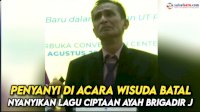 VIDEO: Penyanyi di Acara Wisuda Batal Nyanyikan Lagu Ciptaan Ayah Brigadir J, Ini Alasannya