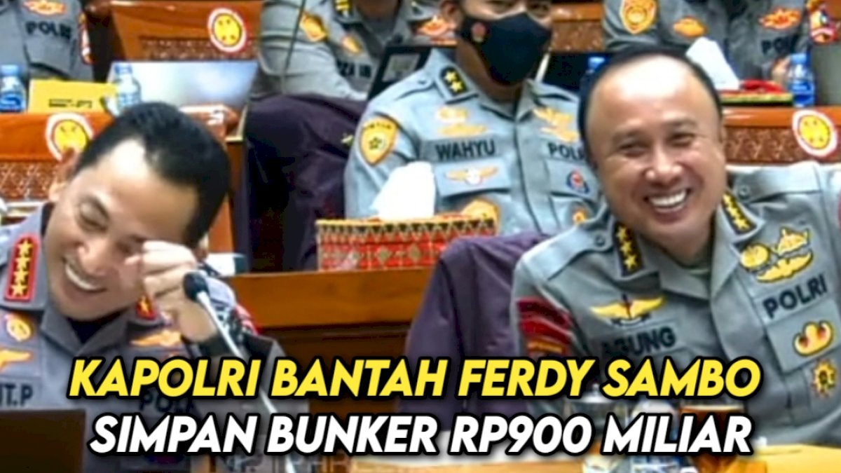 VIDEO: Kapolri Bantah Ferdy Sambo Simpan Bunker Rp900 Miliar
