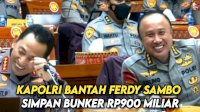 VIDEO: Kapolri Bantah Ferdy Sambo Simpan Bunker Rp900 Miliar