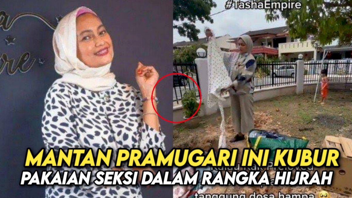 VIDEO: Mantan Pramugari Ini Kubur Pakaian Seksi dalam Rangka Hijrah