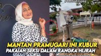 VIDEO: Mantan Pramugari Ini Kubur Pakaian Seksi dalam Rangka Hijrah