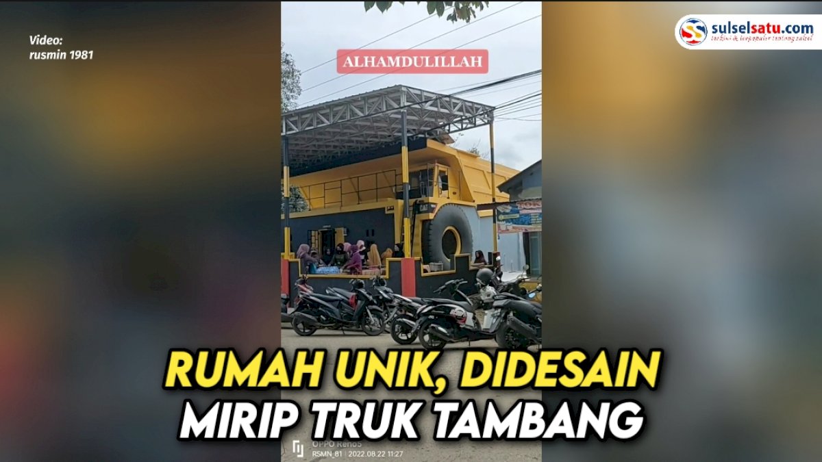 VIDEO: Rumah Unik, Didesain Mirip Truk Tambang