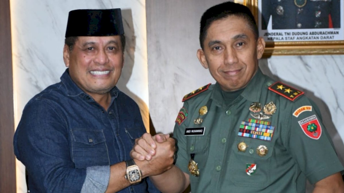 Bertemu Nurdin Halid, Panglimata: Sesama Orang Bone Saling Support
