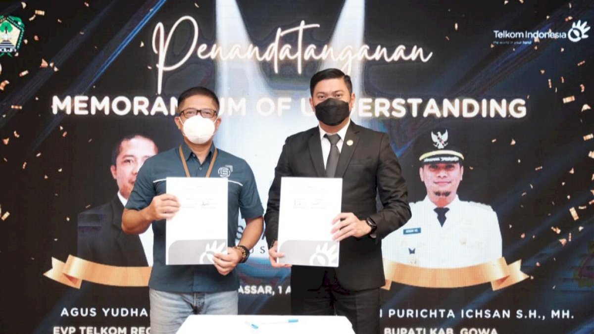 Menuju Kabupaten Smart City, Pemkab Gowa Gandeng PT Telkom Wujudkan Satu Data Indonesia