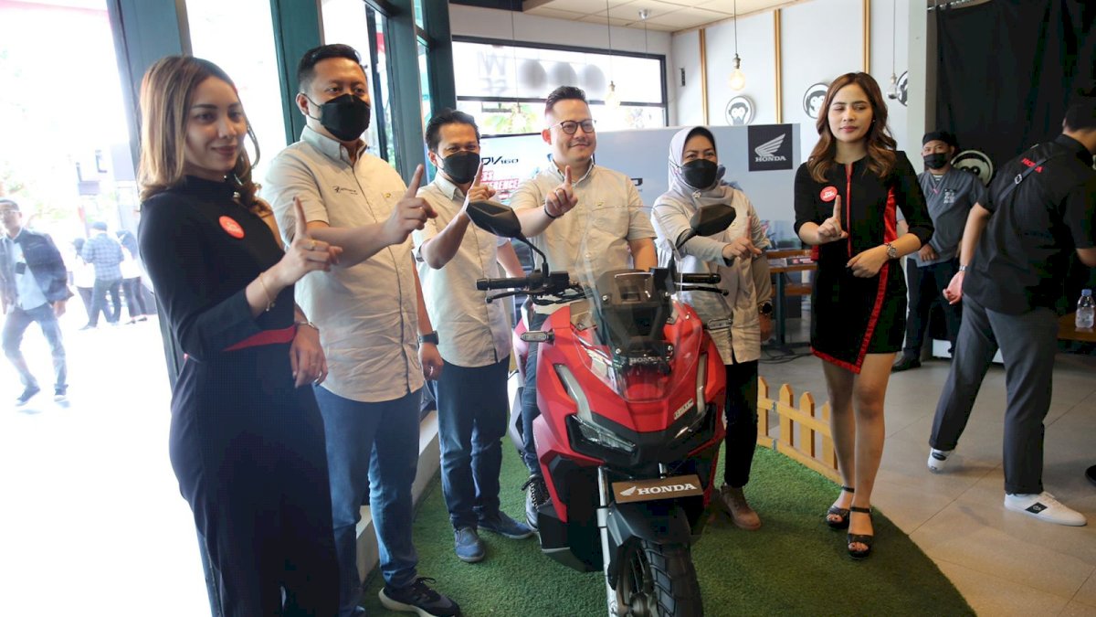 New Honda ADV160, Skutik Penjelajah Honda Resmi Meluncur di Makassar