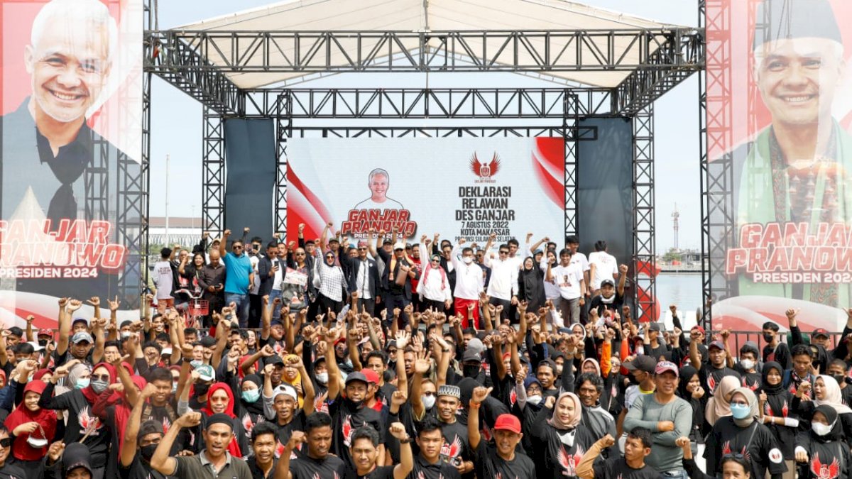 Dukungan Relawan Desa Tambah Kekuatan Ganjar Pranowo di Sulsel