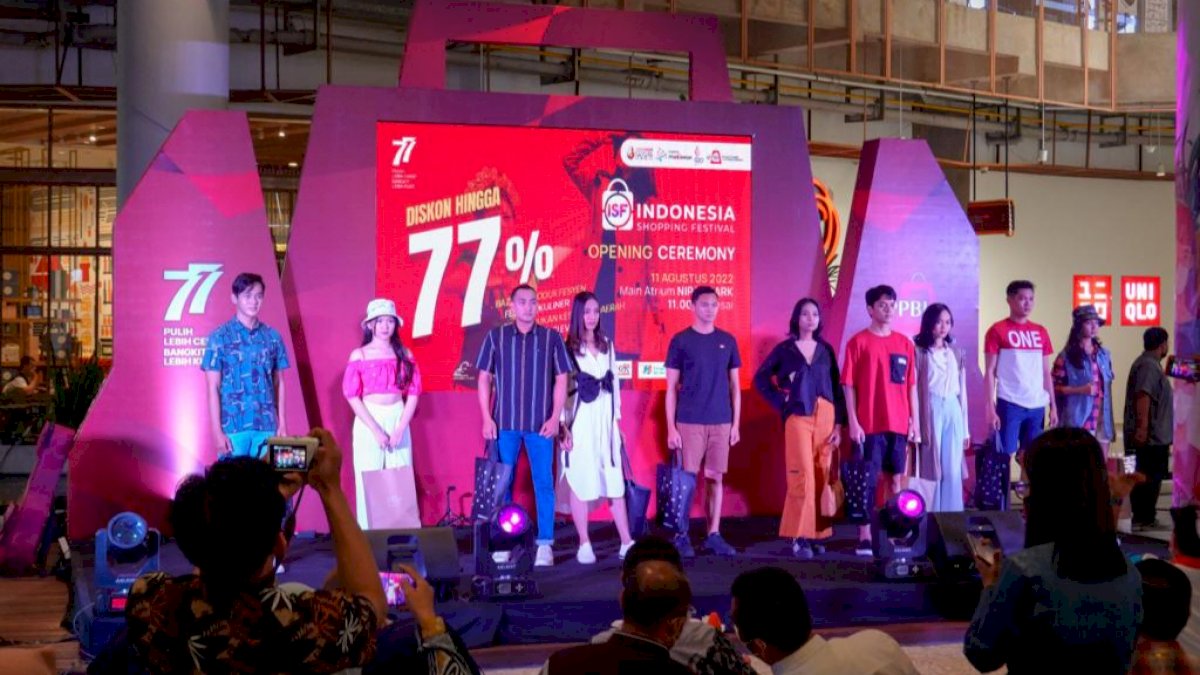 Pembukaan Indonesia Shopping Festival 2022 di NIPAH PARK, Kesempatan Dongkrak Pertumbuhan Ekonomi