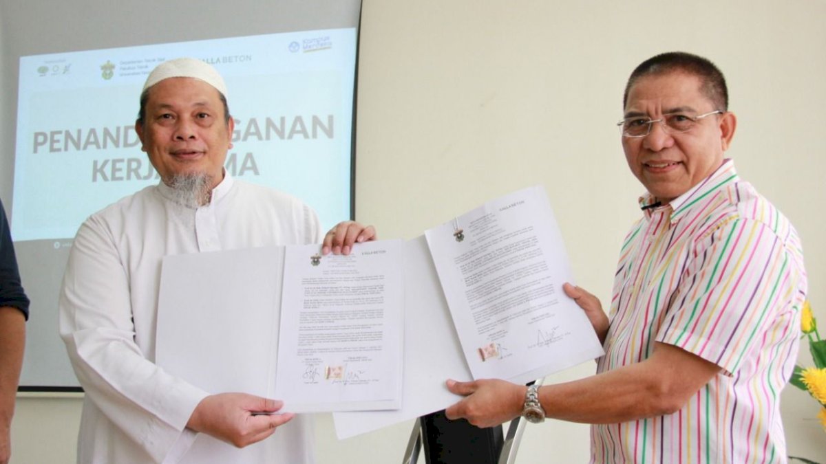 Saling Berkolaborasi, Kalla Beton dan Teknik Sipil Unhas Teken Kesepakatan
