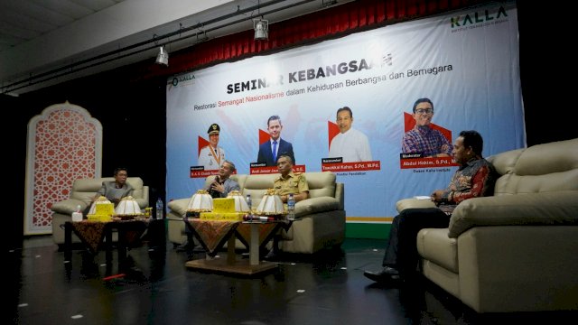 Seminar Kebangsaan mahasiswa tingkat akhir Kalla Institute (dokumen: ist)