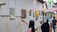 Lorong 24 Jalan Muhammad Yamin Baru Semarakkan Kemerdekaan RI ke-77 dengan Pameran Lukisan