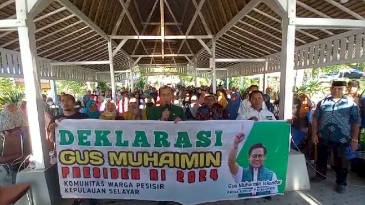 Masyarakat Pesisir Selayar Deklarasikan Muhaimin Iskandar Capres 2024