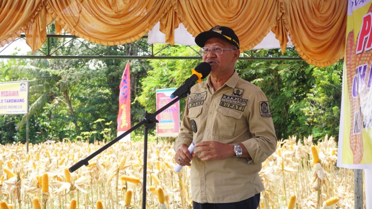 Hadiri Panen Raya Jagung Kuning, Bupati Jeneponto: Jaga Kualitas