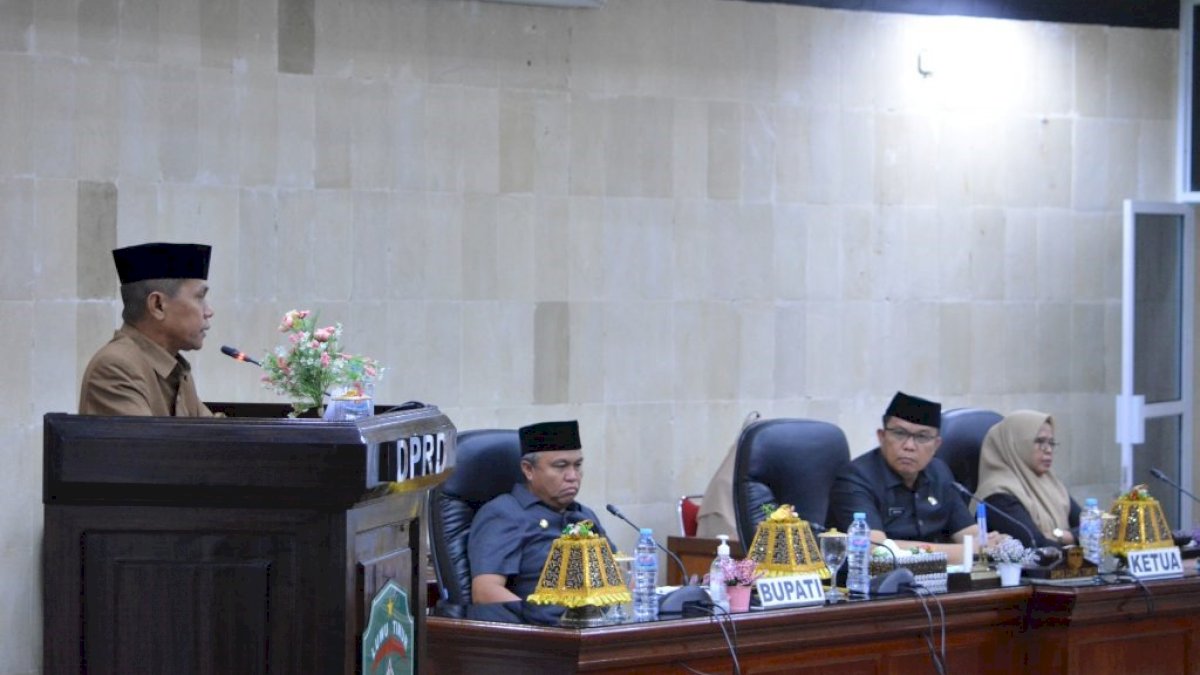 Paripurna Pendapat Akhir Fraksi Terhadap Ranperda tentang Pertanggungjawaban APBD T.A 2021
