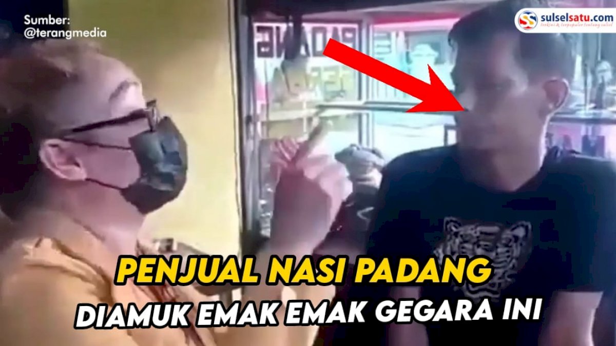 VIDEO: Penjual Nasi Padang Diamuk Emak-emak Gegara Lakukan Ini ke Anak-anak