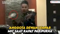 VIDEO: Detik-detik Anggota DPRD Maluku Tengah Lempar Mic saat Rapat Paripurna
